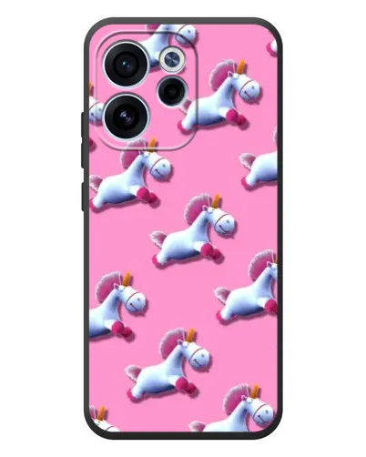 Чехол для OPPO Reno 15F с картинкой «Единороги на розовом» Чехол для OPPO Reno 15F с картинкой «Единороги на розовом»