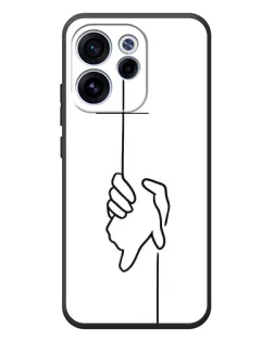 Чехол для OPPO Reno 15F с картинкой «Рука держит» Чехол для OPPO Reno 15F с картинкой «Рука держит»
