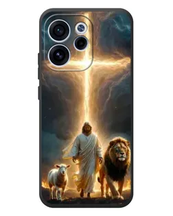 Чехол для OPPO Reno 15F с картинкой «Лев Иуды и Свет» Чехол для OPPO Reno 15F с картинкой «Лев Иуды и Свет»