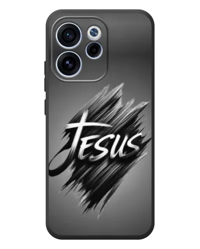 Чехол для OPPO Reno 15F с картинкой «Надпись Jesus Graffiti» Чехол для OPPO Reno 15F с картинкой «Надпись Jesus Graffiti»