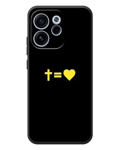 Чехол для OPPO Reno 15F с картинкой «Сердце и Крест» Чехол для OPPO Reno 15F с картинкой «Сердце и Крест»