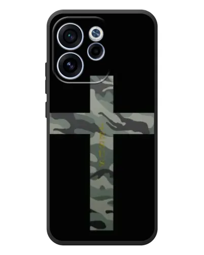 Чехол для OPPO Reno 15F с картинкой «Милитари Крест» Чехол для OPPO Reno 15F с картинкой «Милитари Крест»