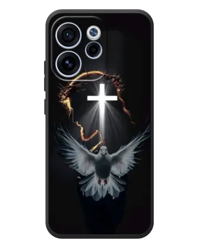 Чехол для OPPO Reno 15F с картинкой «Голубь и Свет» Чехол для OPPO Reno 15F с картинкой «Голубь и Свет»