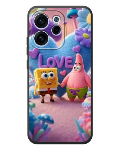 Чехол для OPPO Reno 15F с картинкой «Губка Боб Патрик»