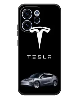 Чехол для OPPO Reno 15F с картинкой «Tesla Model Y»