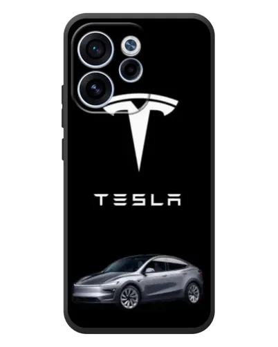 Чехол для OPPO Reno 15F с картинкой «Tesla Model Y»