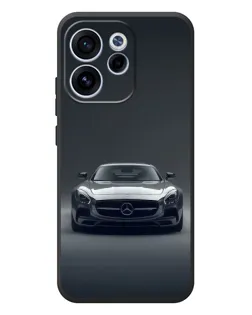 Чехол для OPPO Reno 15F с картинкой «Mercedes на черном»
