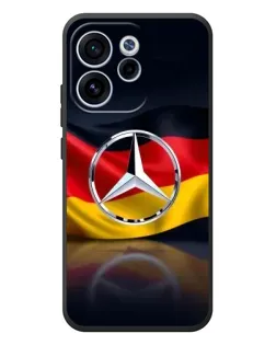 Чехол для OPPO Reno 15F с картинкой «Mercedes — флаг Германии»