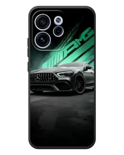Чехол для OPPO Reno 15F с картинкой «Темный Mercedes AMG»