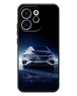 Чехол для OPPO Reno 15F с картинкой «Ночной Mercedes EQ»