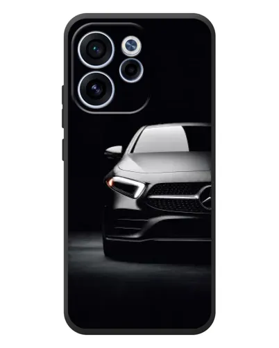 Чехол для OPPO Reno 15F с картинкой «Свет фар Mercedes»