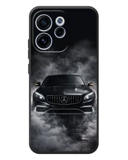 Чехол для OPPO Reno 15F с картинкой «Mercedes в дыму»
