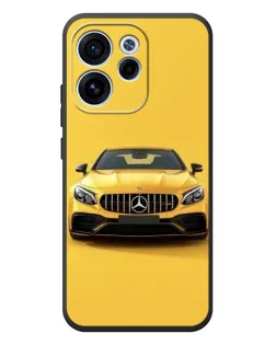 Чехол для OPPO Reno 15F с картинкой «Желтый Mercedes GT»