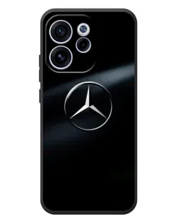 Чехол для OPPO Reno 15F с картинкой «Mercedes на металле» Чехол для OPPO Reno 15F с картинкой «Mercedes на металле»