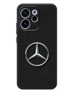 Чехол для OPPO Reno 15F с картинкой «Карбоновый Mercedes стиль» Чехол для OPPO Reno 15F с картинкой «Карбоновый Mercedes стиль»