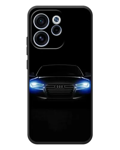 Чехол для OPPO Reno 15F с картинкой «Audi в неоне» Чехол для OPPO Reno 15F с картинкой «Audi в неоне»