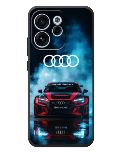 Чехол для OPPO Reno 15F с картинкой «Audi Sport — неон» Чехол для OPPO Reno 15F с картинкой «Audi Sport — неон»