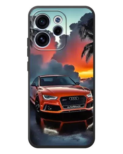 Чехол для OPPO Reno 15F с картинкой «Audi — закат» Чехол для OPPO Reno 15F с картинкой «Audi — закат»