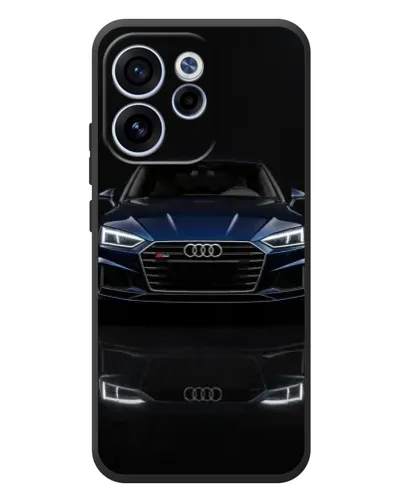 Чехол для OPPO Reno 15F с картинкой «Audi — ночное отражение» Чехол для OPPO Reno 15F с картинкой «Audi — ночное отражение»