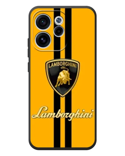 Чехол для OPPO Reno 15F с картинкой «Lamborghini Stripe желтый» Чехол для OPPO Reno 15F с картинкой «Lamborghini Stripe желтый»