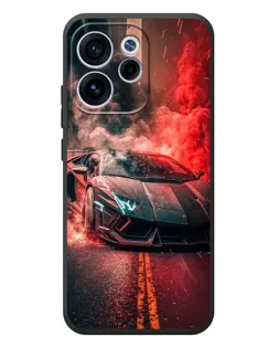 Чехол для OPPO Reno 15F с картинкой «Lamborghini красный дым» Чехол для OPPO Reno 15F с картинкой «Lamborghini красный дым»