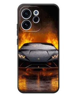 Чехол для OPPO Reno 15F с картинкой «Lamborghini в огне» Чехол для OPPO Reno 15F с картинкой «Lamborghini в огне»