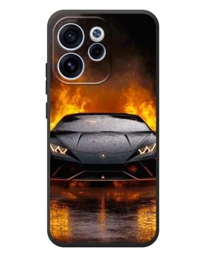 Чехол для OPPO Reno 15F с картинкой «Lamborghini в огне» Чехол для OPPO Reno 15F с картинкой «Lamborghini в огне»