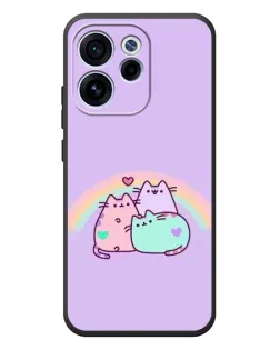 Чохол для OPPO Reno 15F з картинкою «Веселкові Пушини» Чохол для OPPO Reno 15F з картинкою «Веселкові Пушини»