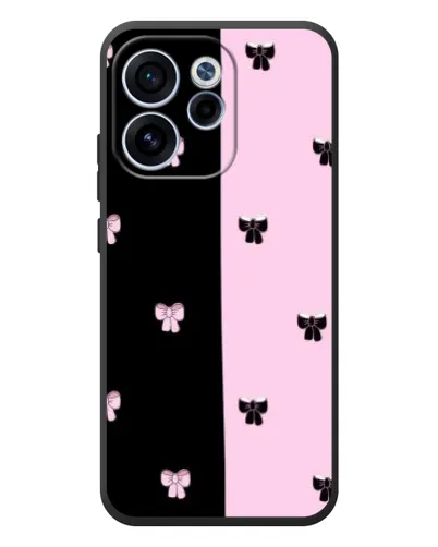 Чехол для OPPO Reno 15F с картинкой «Контрастные банты» Чехол для OPPO Reno 15F с картинкой «Контрастные банты»