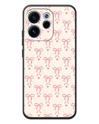 Чехол для OPPO Reno 15F с картинкой «Розовые бантики Coquette» Чехол для OPPO Reno 15F с картинкой «Розовые бантики Coquette»