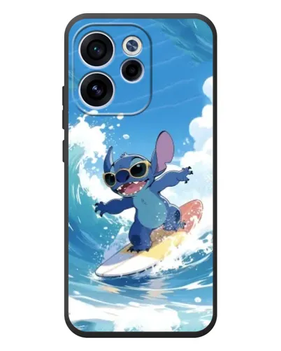Чехол для OPPO Reno 15F с картинкой «Стич на волне» Чехол для OPPO Reno 15F с картинкой «Стич на волне»