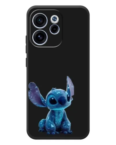 Чехол для OPPO Reno 15F с картинкой «Стич на черном» Чехол для OPPO Reno 15F с картинкой «Стич на черном»