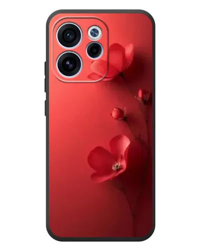 Чехол для OPPO Reno 15F с картинкой «Маковые соцветия»