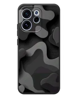 Чехол для OPPO Reno 15F с картинкой «Темный абстрактный камуфляж» Чехол для OPPO Reno 15F с картинкой «Темный абстрактный камуфляж»