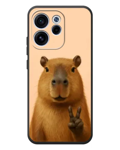 Чехол для OPPO Reno 15F с картинкой «Капибара виктория» Чехол для OPPO Reno 15F с картинкой «Капибара виктория»