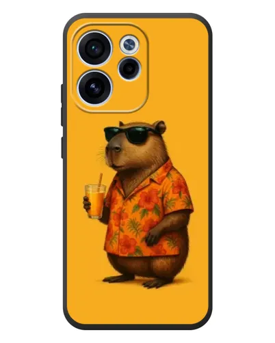 Чехол для OPPO Reno 15F с картинкой «Капибара на отдыхе» Чехол для OPPO Reno 15F с картинкой «Капибара на отдыхе»