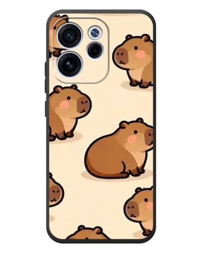 Чехол для OPPO Reno 15F с картинкой «Паттерн милых капибар» Чехол для OPPO Reno 15F с картинкой «Паттерн милых капибар»
