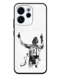 Чохол для OPPO Reno 15F з картинкою «Чорно-білий силует Мессі» Чохол для OPPO Reno 15F з картинкою «Чорно-білий силует Мессі»