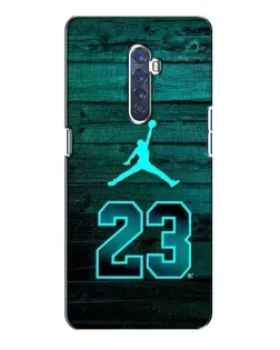 Чехол для OPPO Reno 2 с картинкой «Jordan Cyan 23»