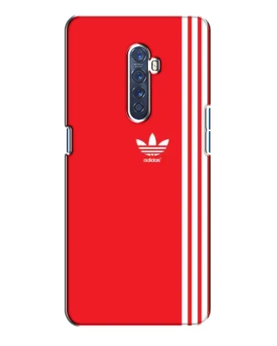 Чохол для OPPO Reno 2 з картинкою «Червоний мінімалізм Adidas»