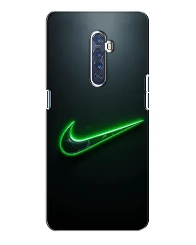 Чехол для OPPO Reno 2 с картинкой «Неоновый контур Nike» Чехол для OPPO Reno 2 с картинкой «Неоновый контур Nike»