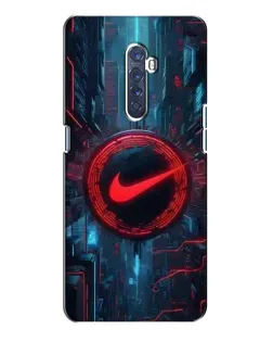 Чехол для OPPO Reno 2 с картинкой «Техногенный стиль Nike» Чехол для OPPO Reno 2 с картинкой «Техногенный стиль Nike»