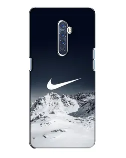 Чехол для OPPO Reno 2 с картинкой «Nike — зимние горы» Чехол для OPPO Reno 2 с картинкой «Nike — зимние горы»