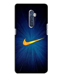 Чехол для OPPO Reno 2 с картинкой «Синий пульс Nike» Чехол для OPPO Reno 2 с картинкой «Синий пульс Nike»
