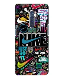Чехол для OPPO Reno 2 с картинкой «Яркий коллаж Nike» Чехол для OPPO Reno 2 с картинкой «Яркий коллаж Nike»
