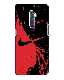 Чехол для OPPO Reno 2 с картинкой «Красные брызги Nike» Чехол для OPPO Reno 2 с картинкой «Красные брызги Nike»