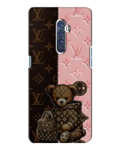 Чохол для OPPO Reno 2 з картинкою «Ведмедик у стилі LV»