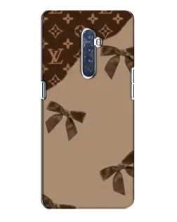 Чохол для OPPO Reno 2 з картинкою «LV — кавовий атлас»