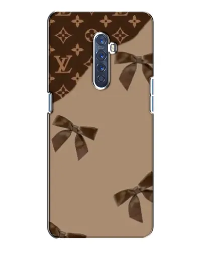Чохол для OPPO Reno 2 з картинкою «LV — кавовий атлас»