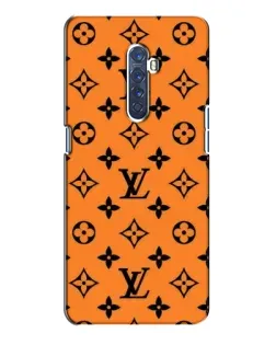 Чохол для OPPO Reno 2 з картинкою «Помаранчевий стиль LV»